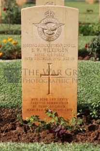 BEIRUT WAR CEMETERY - WILKINSON, EDWIN WILLIAM